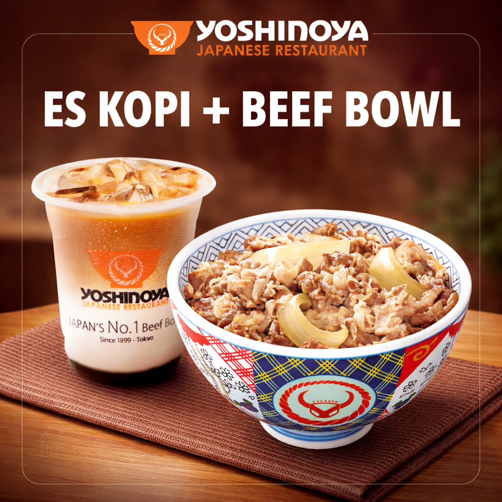 Es Kopi + Beef Bowl