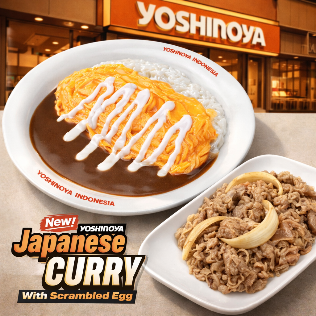 Japanese Curry Rice + Original Beef + Scrambled Egg