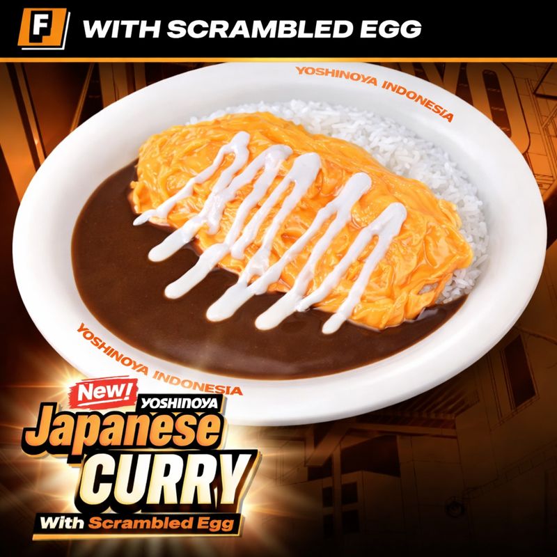 Japanese Curry Rice + Scrambled Egg