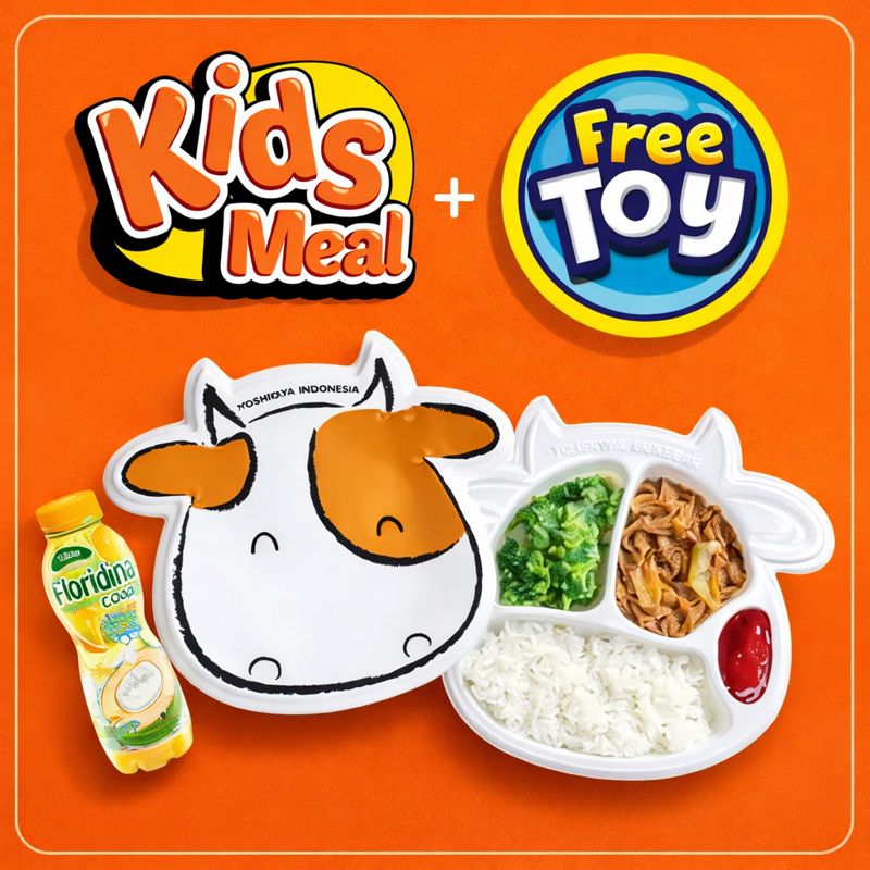 Kids Meal Beef (Free Toy)
